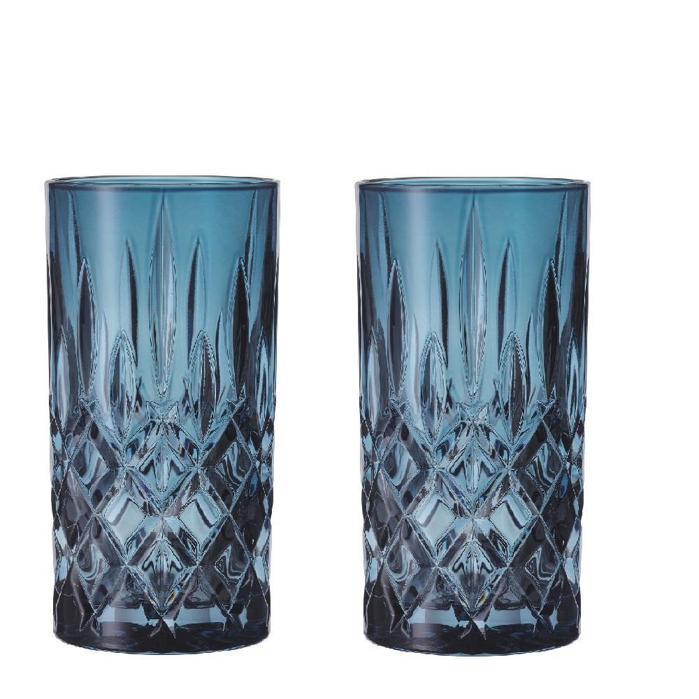 Nachtmann Noblesse Longdrink Vintage blue 2er Set
