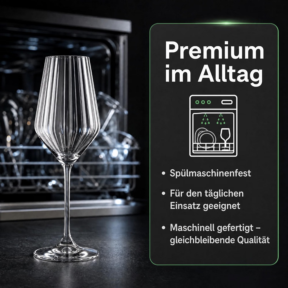 Der-Porzellan-Laden by Spiegelau Lifestyle Champagnerglas 310 ml 4er Set
