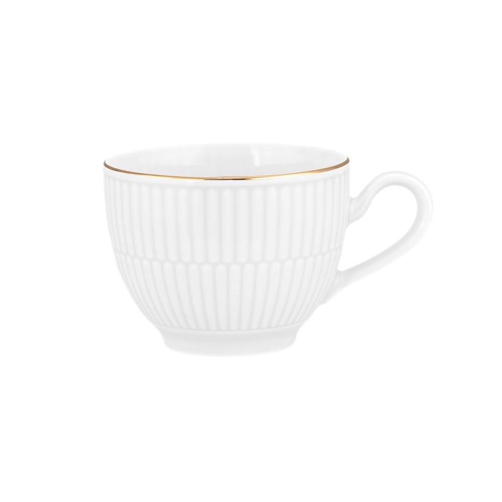 Seltmann Weiden Amina weiß/Goldrand Kaffeeobertasse 0,25 l