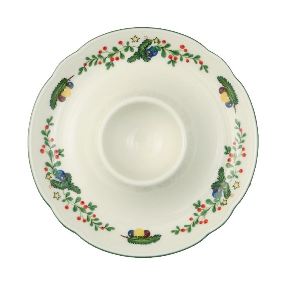 Seltmann Weiden Marie-Luise Weihnachten Eierbecher mit Ablage