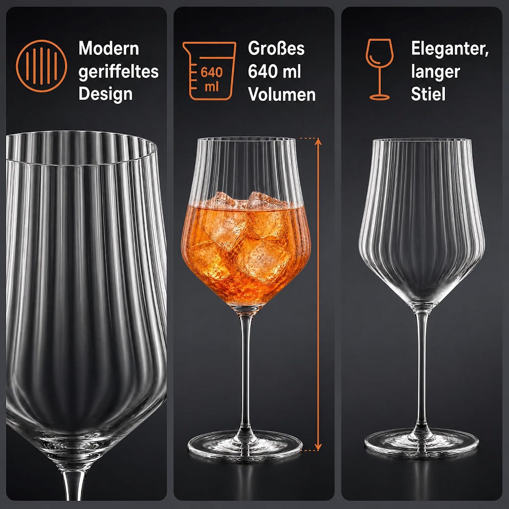 Der-Porzellan-Laden by Nachtmann Aperitivo Spritzglas 640 ml 2er Set