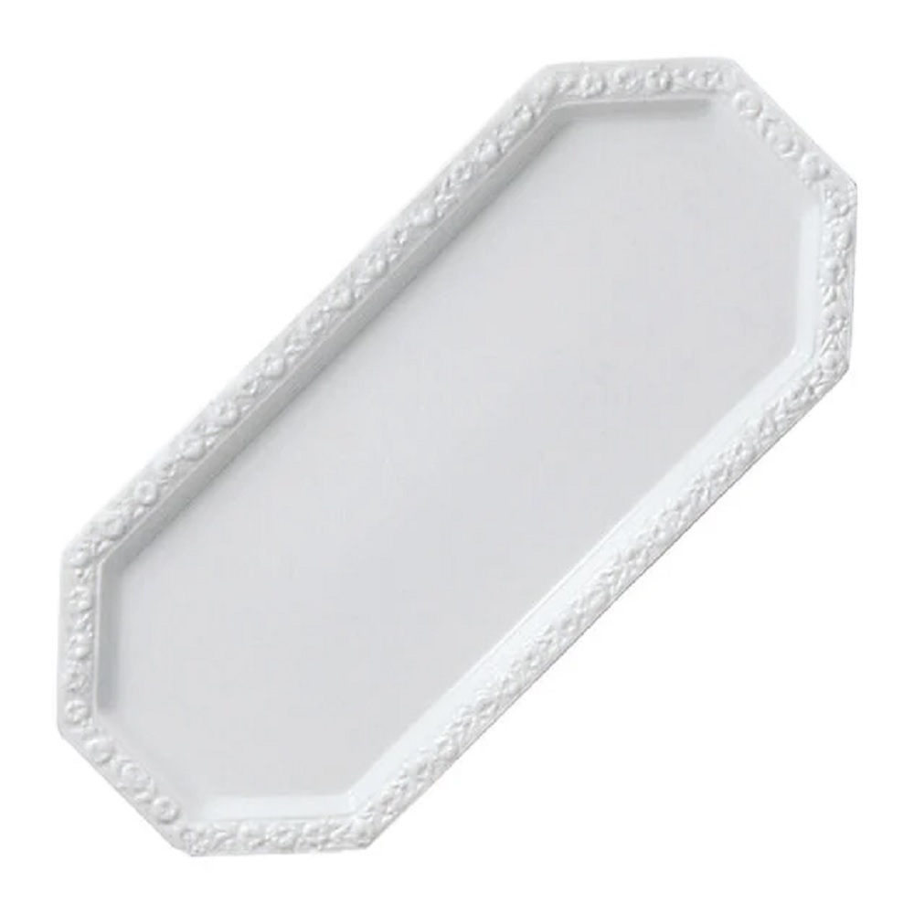 Rosenthal Maria Weiss Torten- & Kuchenplatte - Rechteckig - R 36,2 cm