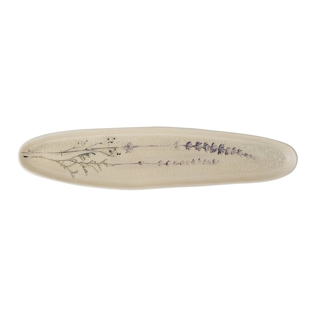 Bloomingville Bea Servierplatte Natur 35,5x2x8 cm Steingut