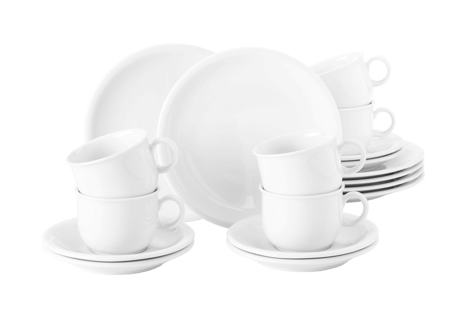 Seltmann Weiden Compact weiß Kaffeeservice 18-tlg.