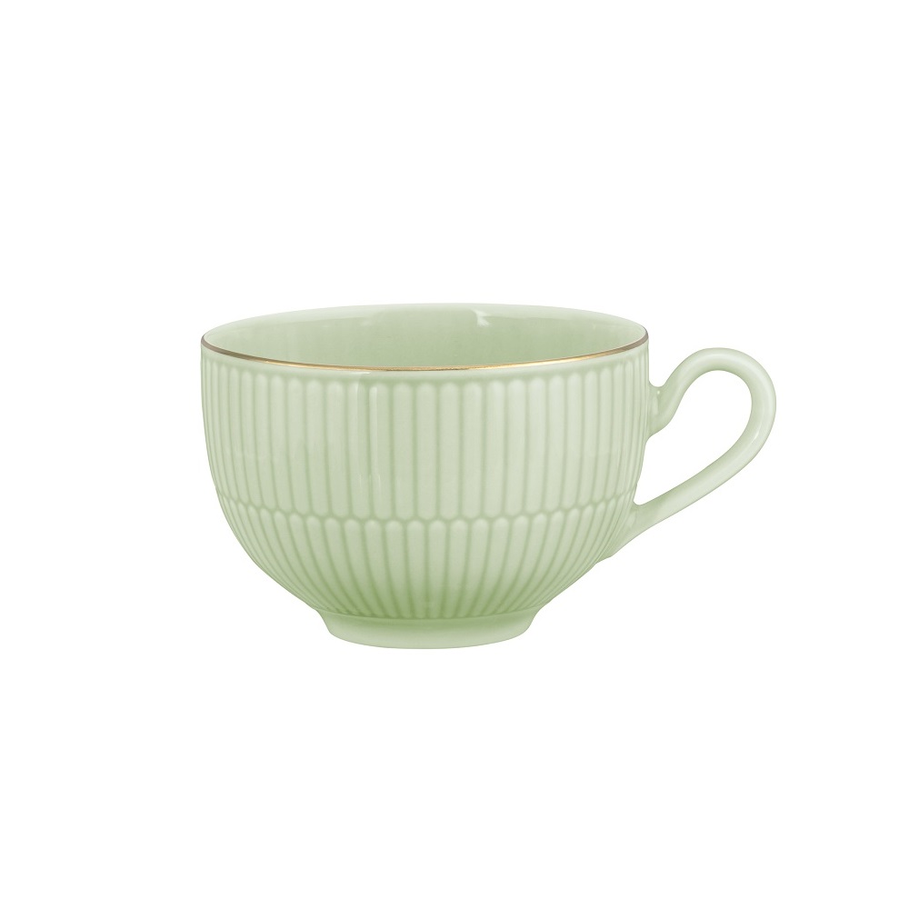 Seltmann Weiden Amina seladon/Goldrand Milchkaffeeobertasse 0,35 l