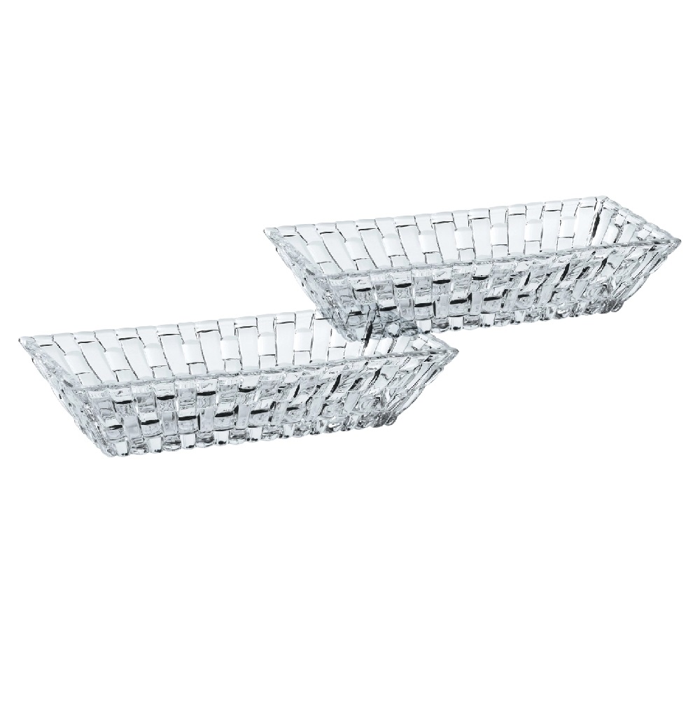 Nachtmann Bossa Nova Schale Rechteckig 17x8,5x3,6 cm 2er Set