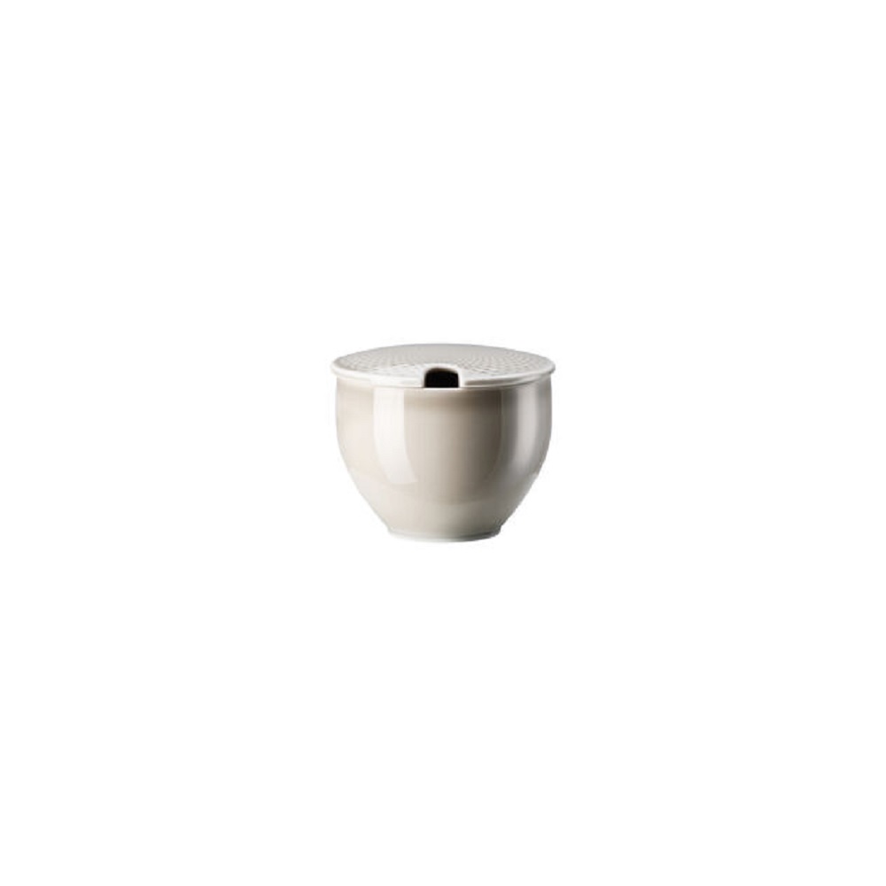 Rosenthal Junto Pearl Grey Zuckerdose - Rund - R 9,5 cm