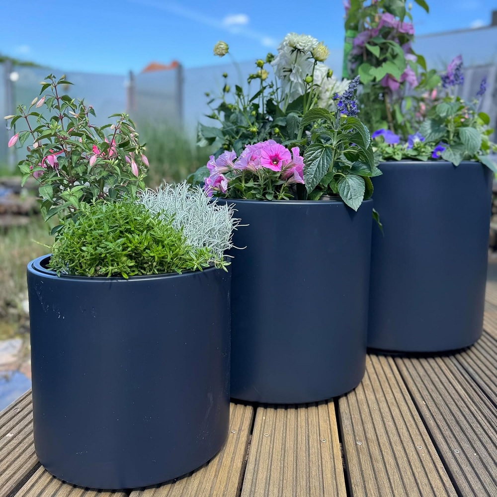 Prosperplast Blumentopf HEOS - anthrazit