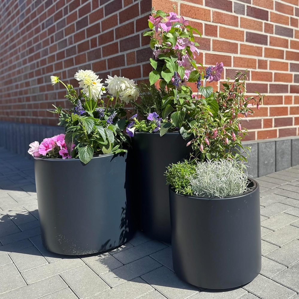 Prosperplast Blumentopf HEOS - anthrazit