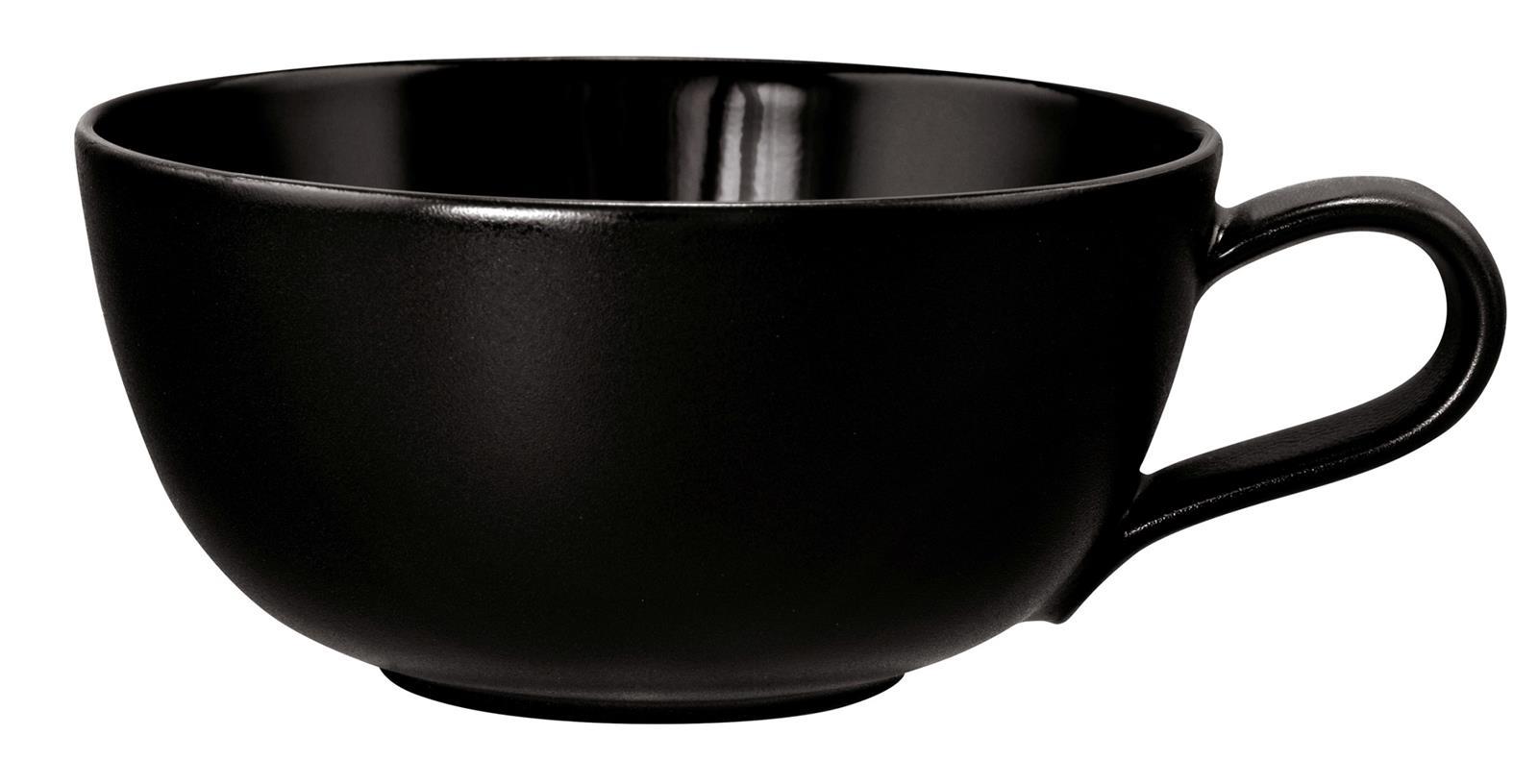 Seltmann Weiden Liberty Velvet black Teeobertasse groß 0,28 l