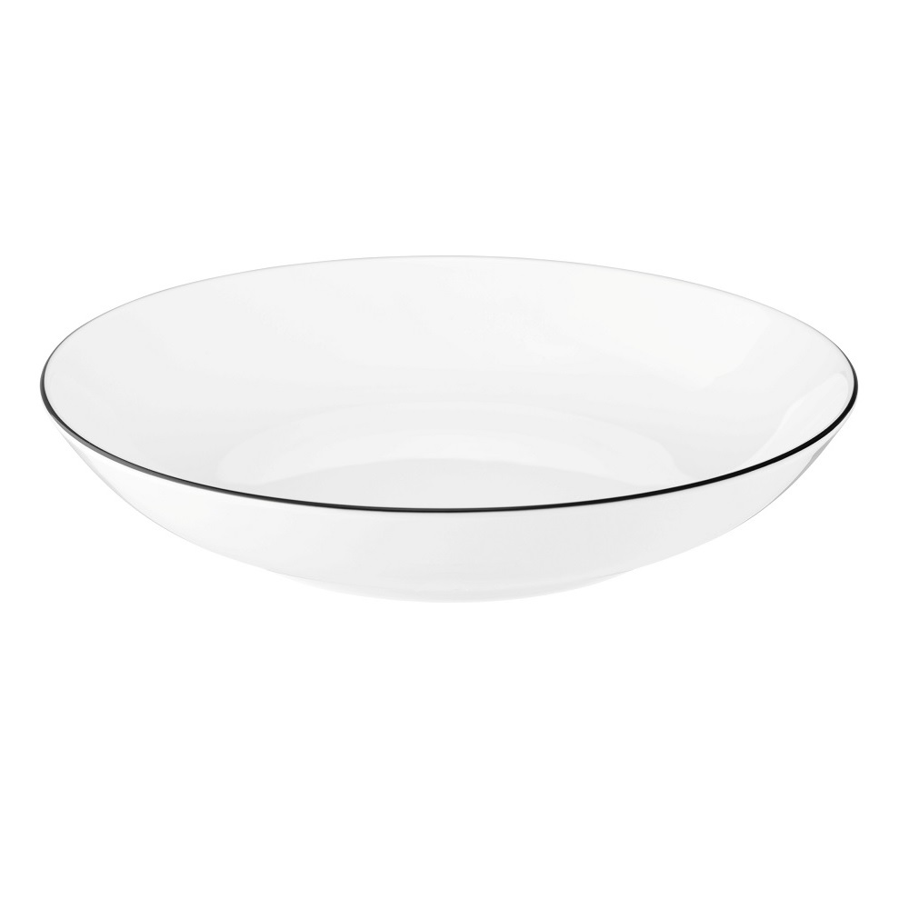 Seltmann Weiden Lido Black Line Suppenteller 21 cm Coup