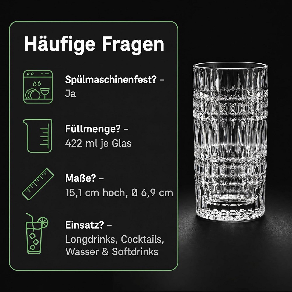 Der-Porzellan-Laden by Nachtmann Ethno Longdrinkglas 4er Set