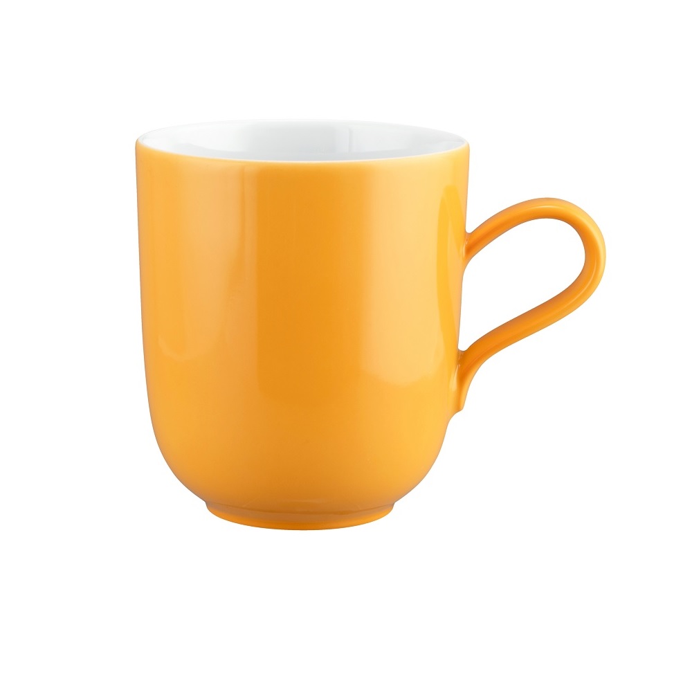 Seltmann Weiden Liberty Pure Colors mango orange Becher mit Henkel 0,4 l