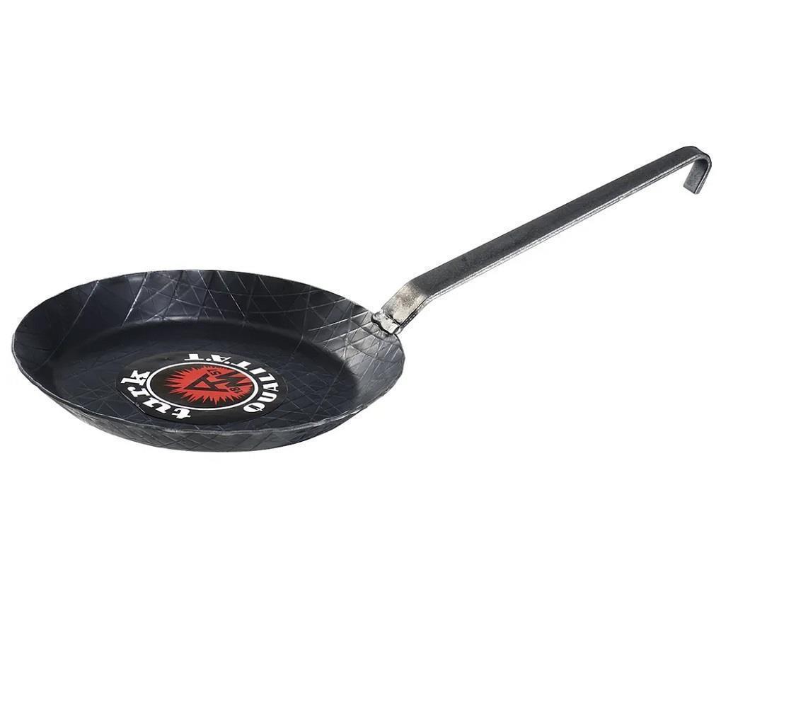 Albert Turk Bratpfanne mit geschmiedetem Hakenstiel Ř 28cm mit hohem Rand