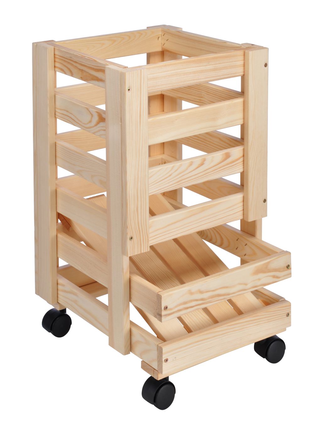 Haushalt International Kartoffel- & Obstkiste mit FSC® aus Kiefernholz