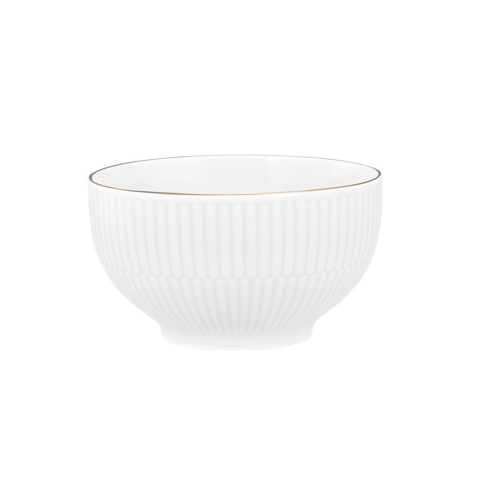 Seltmann Weiden Amina weiß/Goldrand Cappuccinoschale 11,5 cm /0,40 l
