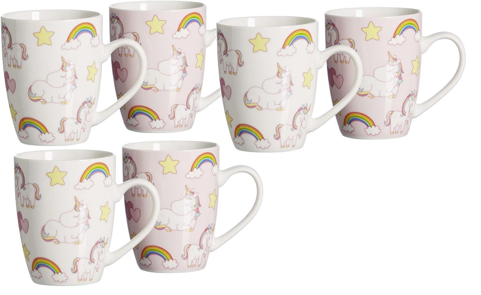 Ritzenhoff & Breker Kaffeebecher Set 6tlg. Unicorn 350 ml