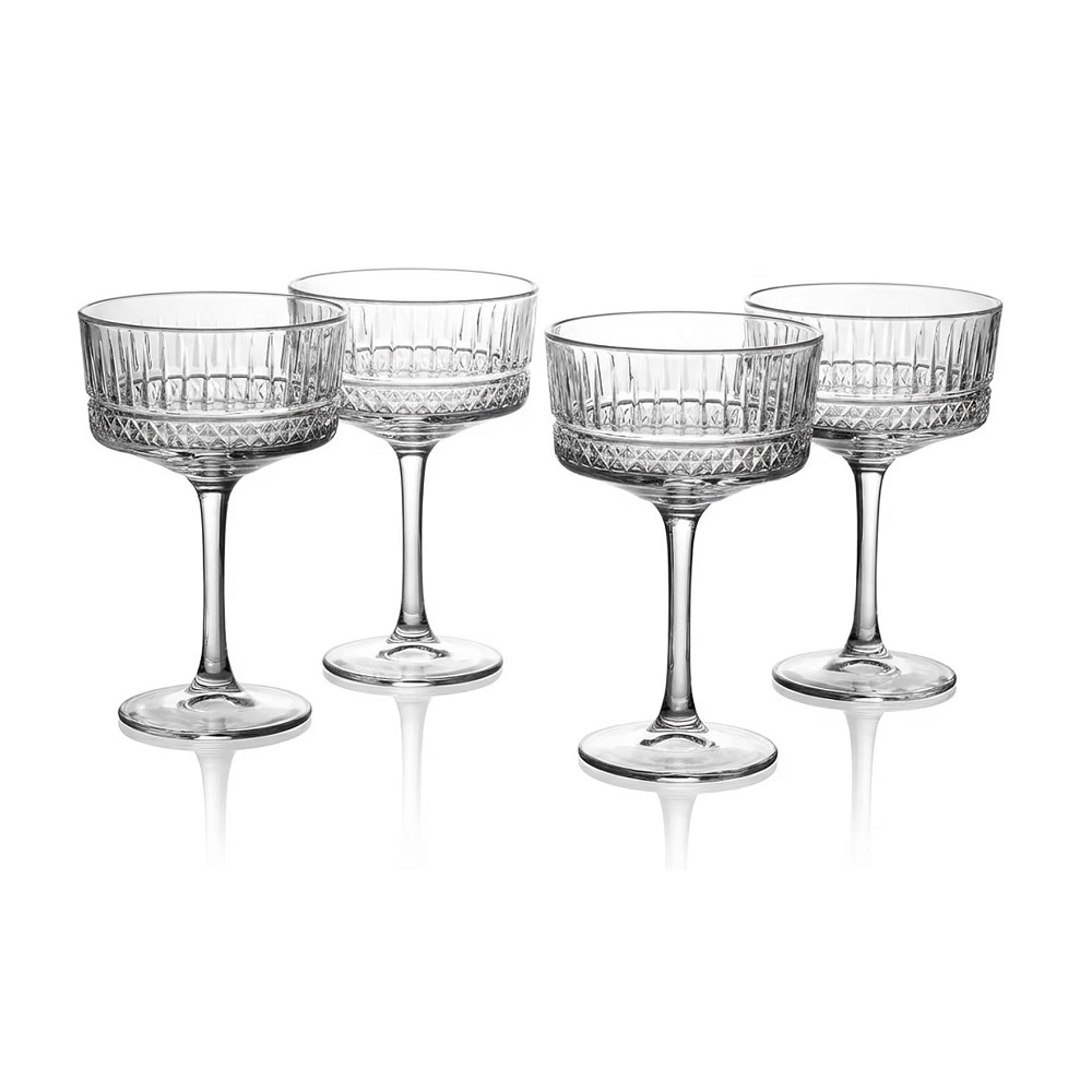 Der-Porzellan-Laden by Pasabahce Elysia Champagner Coupe 260 ml 4er Set