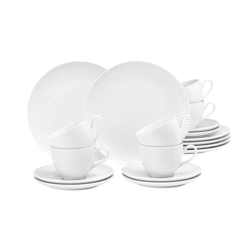 Seltmann Weiden Amina weiß Kaffeeservice 18-tlg.