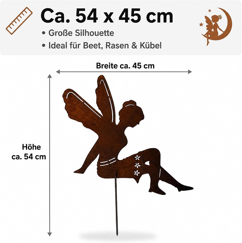 Elfe zum Stecken 54 x 45 cm