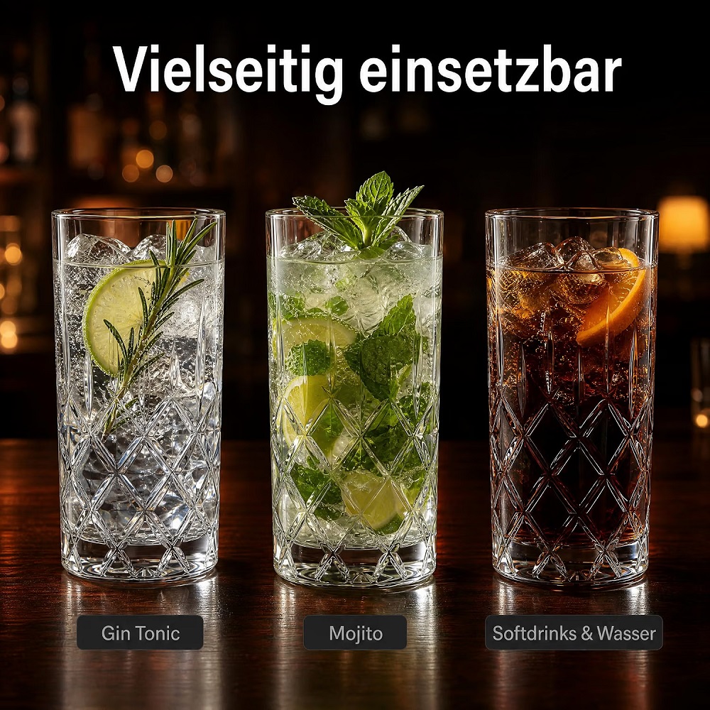 Der-Porzellan-Laden by Nachtmann Noblesse Longdrinkglas 4er Set