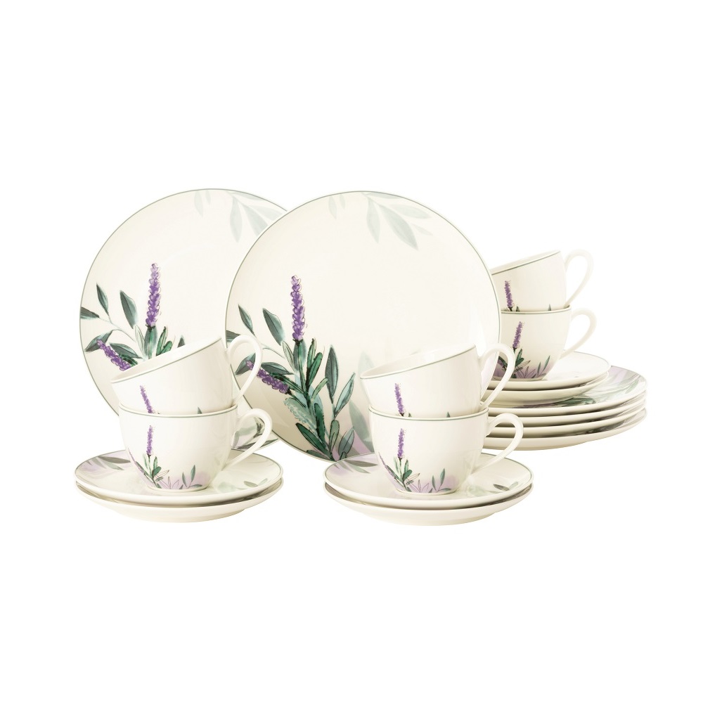Seltmann Weiden Savona Fine Diamond Provence Kaffeeservice 18-teilig