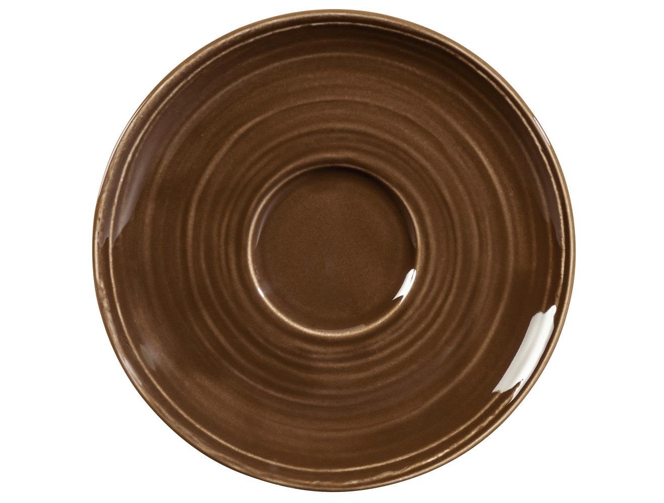 Seltmann Weiden Terra Erdbraun Kombi-Untertasse groß 16,5 cm