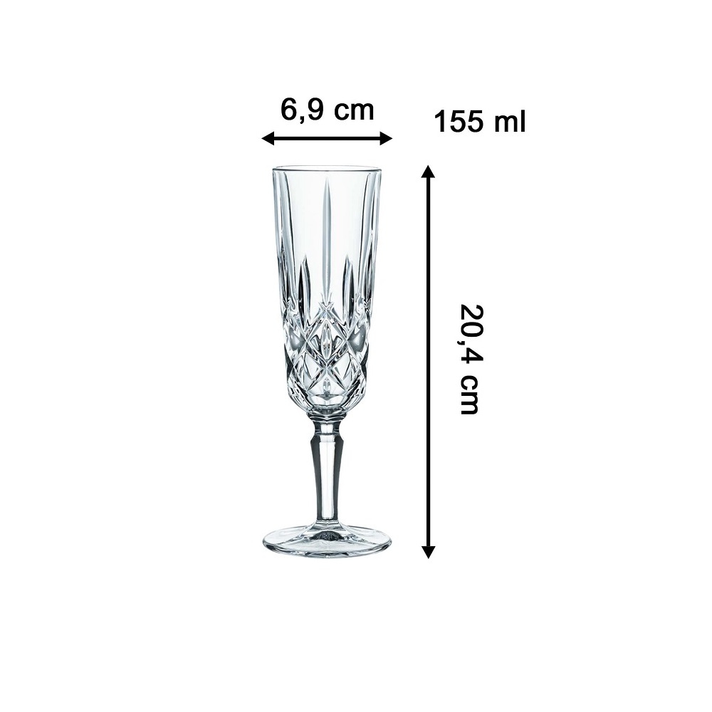Nachtmann Noblesse Champagnerglas 6er Set
