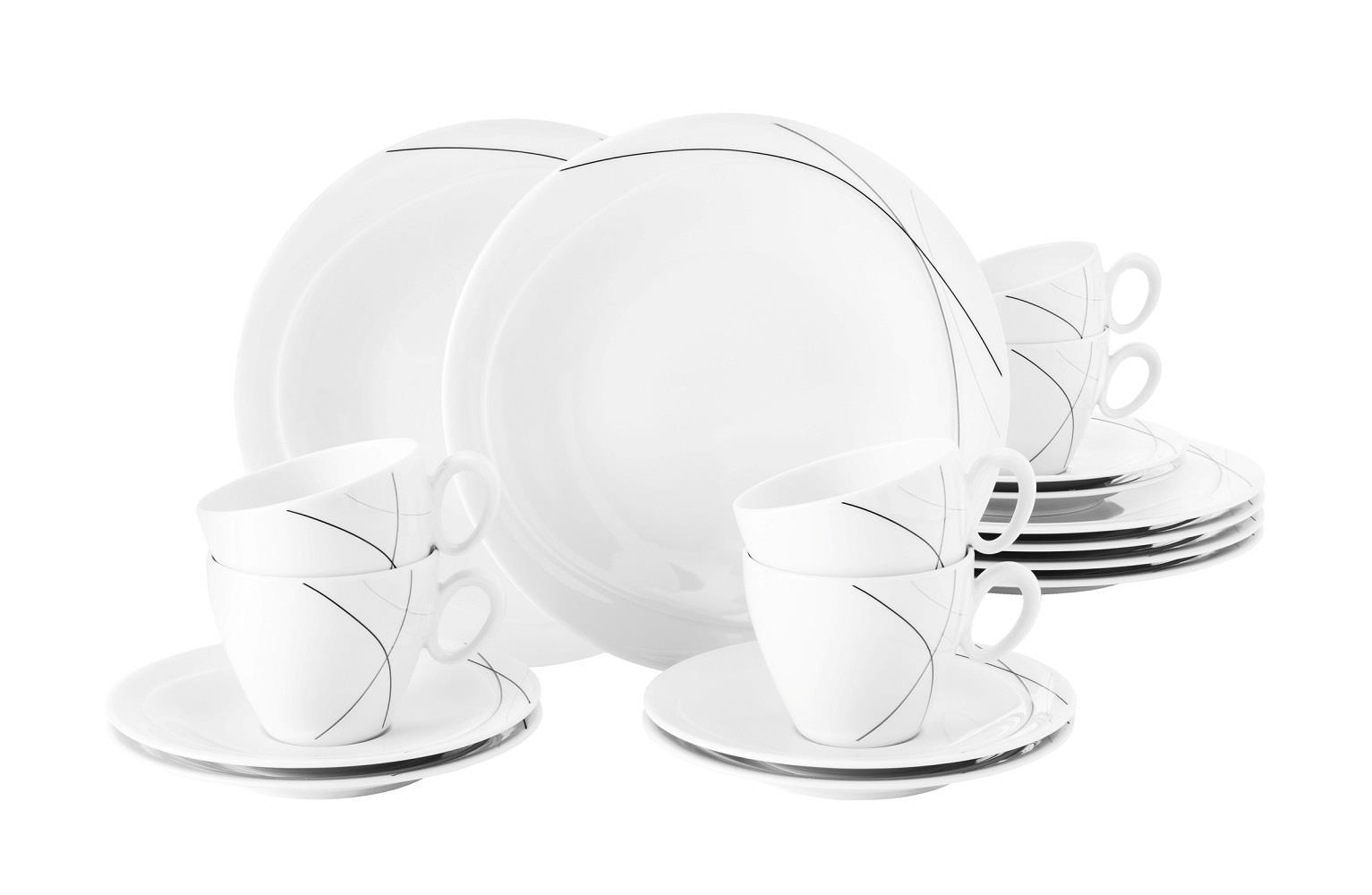 Seltmann Weiden Trio Highline Kaffeeservice 18-teilig