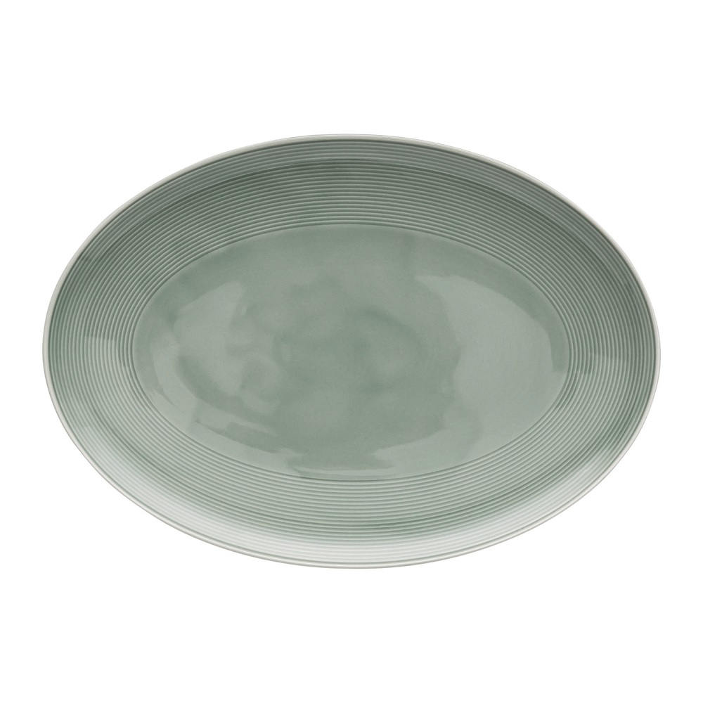 Thomas Loft Moss Green Servierplatte oval 33,8x24 cm