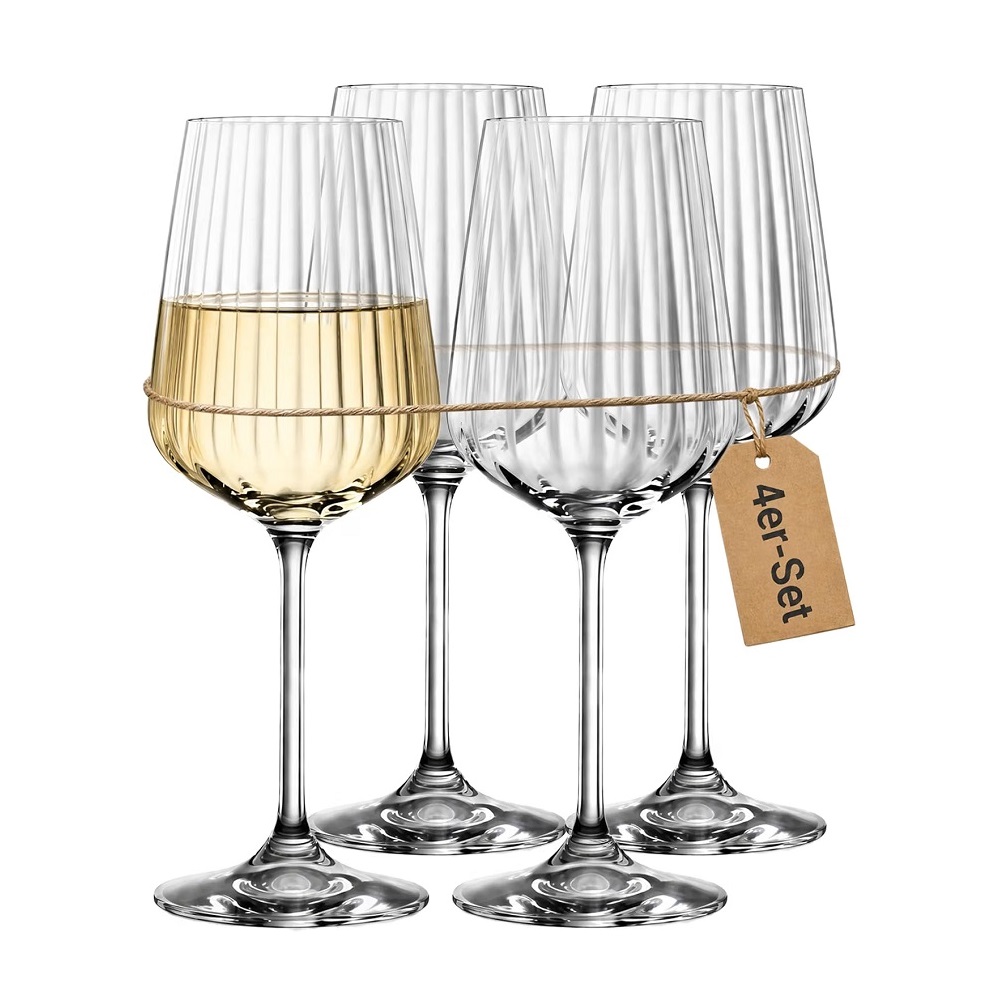 Der-Porzellan-Laden by Spiegelau Lifestyle Weißweinglas 440 ml 4er Set