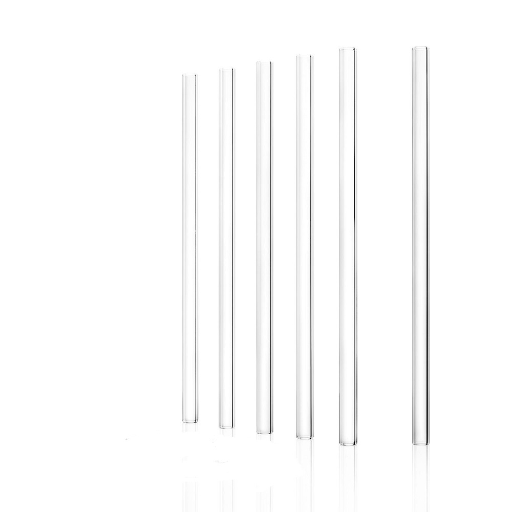 Stölzle Lausitz Glastrinkhalm Länge 20 cm ďż˝ 9 mm 6er Set