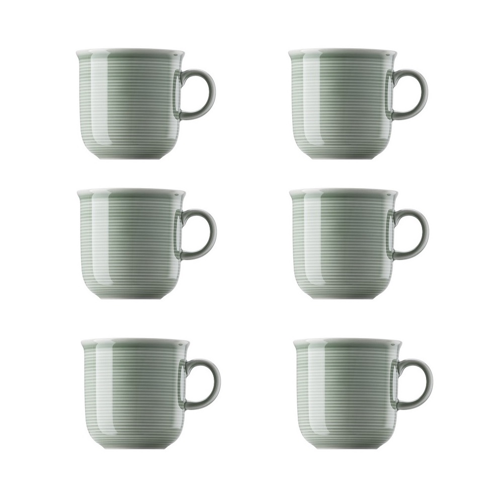 Thomas Trend Colour Moss Green Becher mit Henkel 0,28 l 6er Set