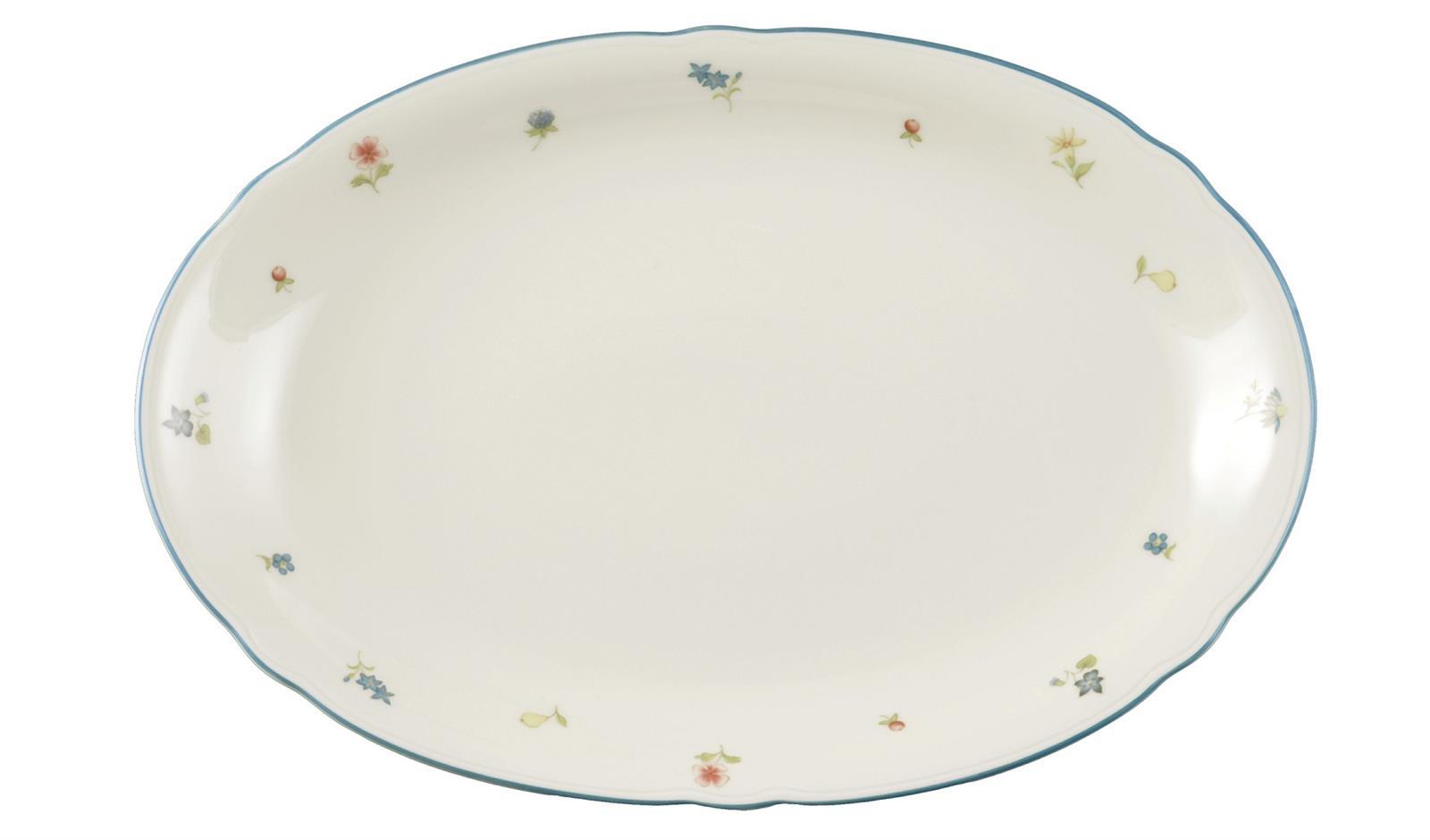 Seltmann Weiden Marie-Luise Streublume Servierplatte oval 31cm