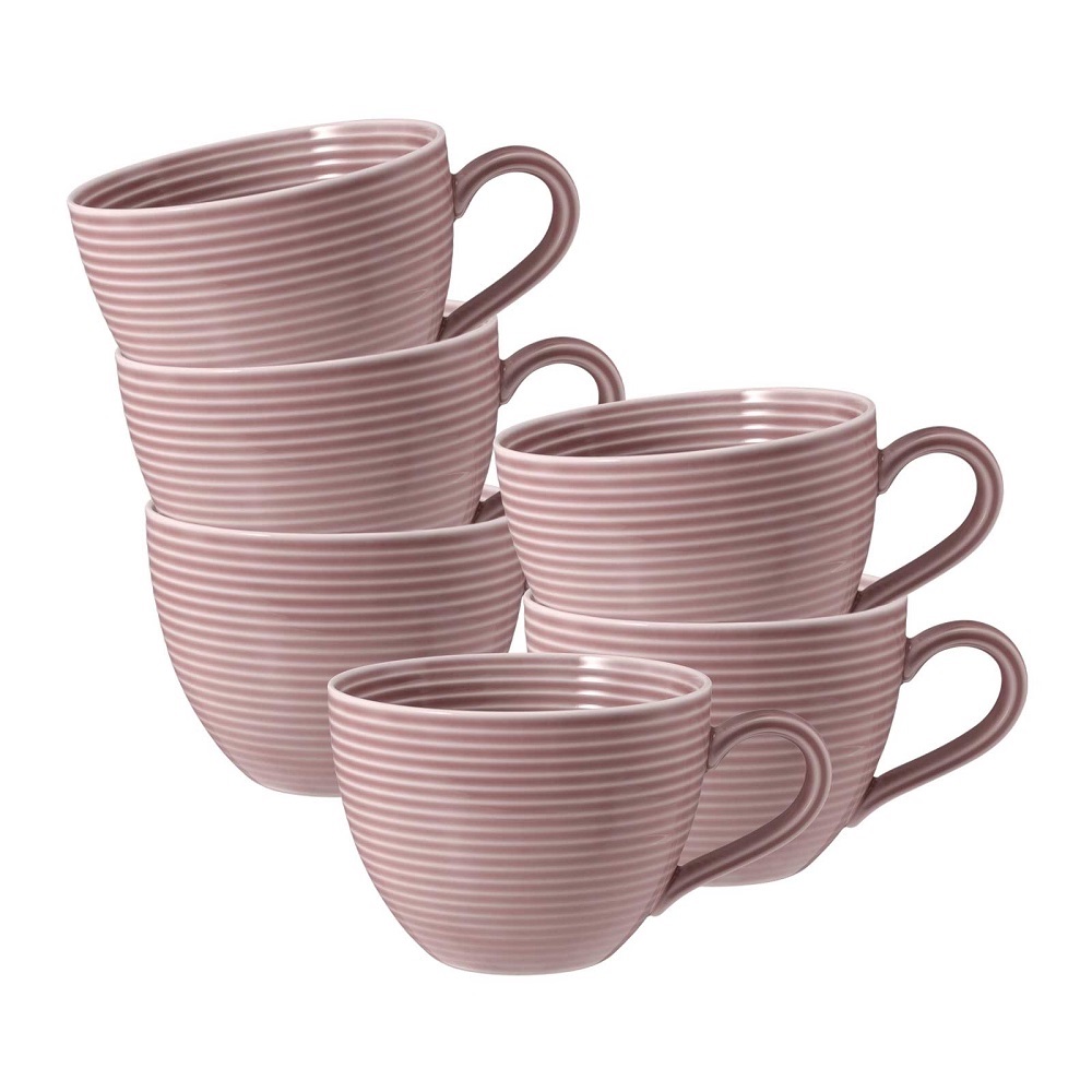 Seltmann Weiden Beat Altrosa Kaffeeobertasse 0,26 l 6er Set