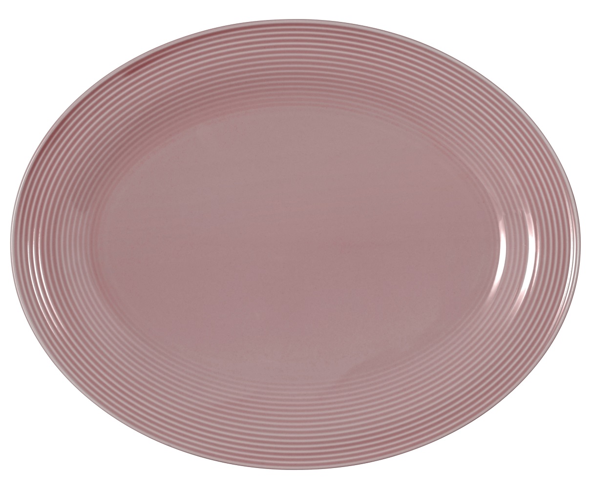 Seltmann Weiden Beat Altrosa Servierplatte oval 35x28cm