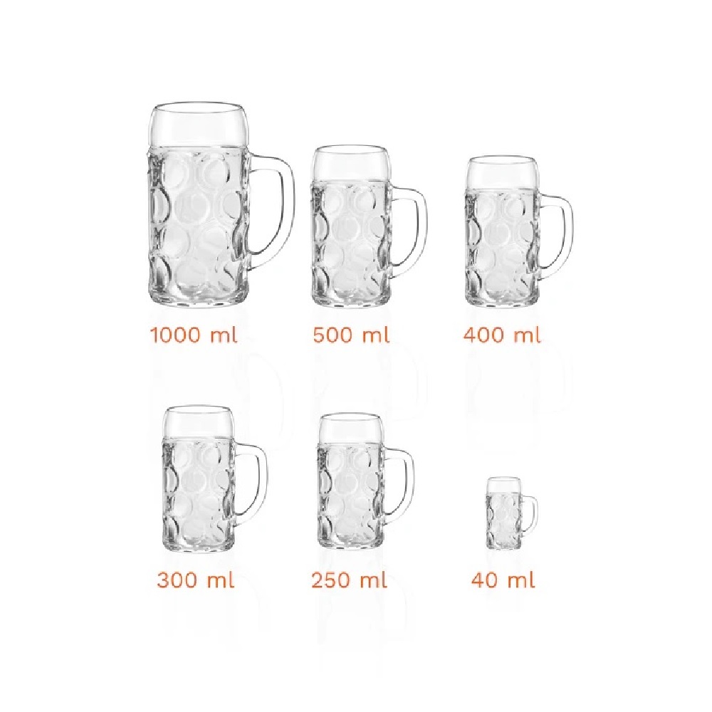 Stölzle Oberglas Isar Bierkrug 0,4 l 2er Set