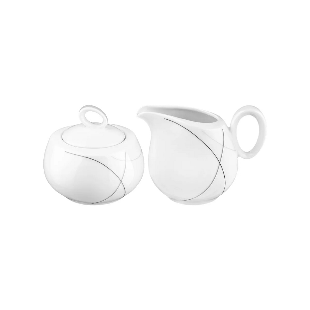 Seltmann Weiden Trio Highline Zuckerdose und Milchkännchen Set 2 tlg.
