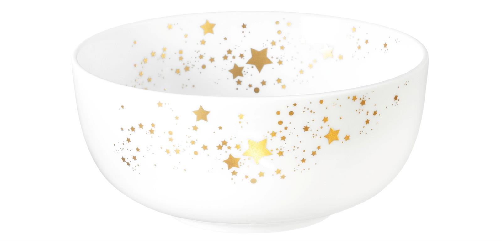 Seltmann Weiden Liberty Golden Star Müslischale 15cm