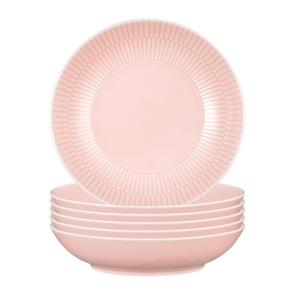 Seltmann Weiden Amina rosè Suppenteller 6er Set