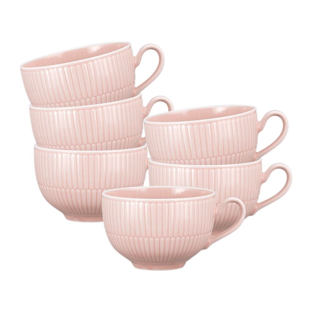 Seltmann Weiden Amina rosè Milchkaffeebertasse 0,35 l 6er Set