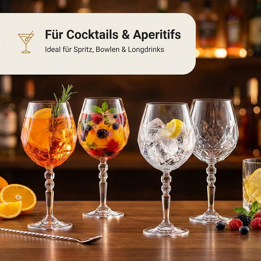 Der-Porzellan-Laden by RCR Alkemist Cocktailglas 670 ml 6er Set