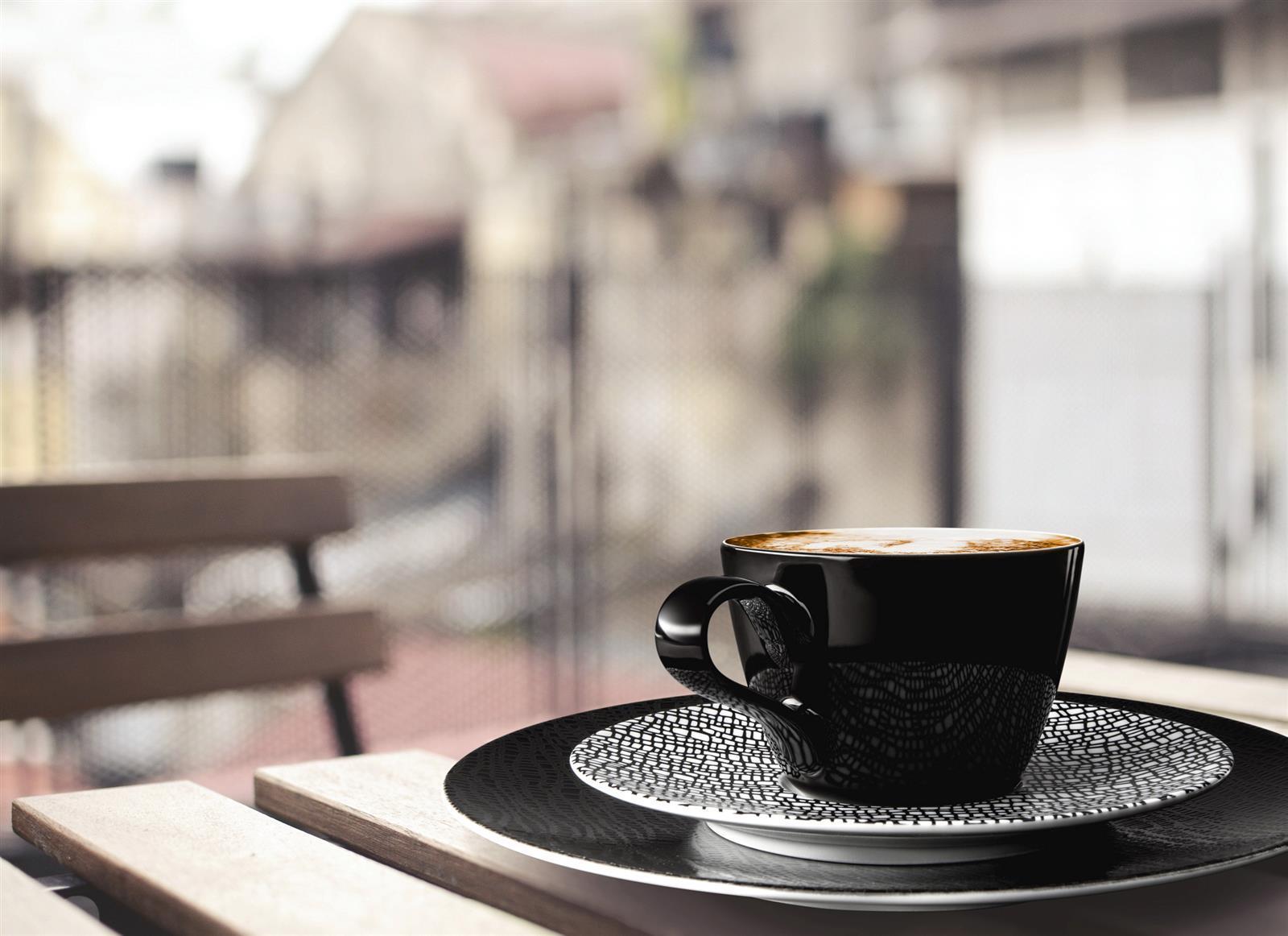 Seltmann Weiden L Fashion glamorous black Kaffeegedeck 3tlg.