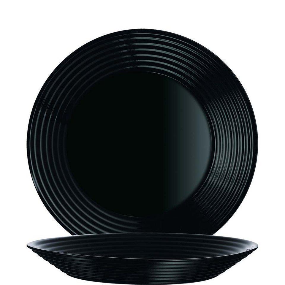 Luminarc Harena Black Teller tief 23,5 cm