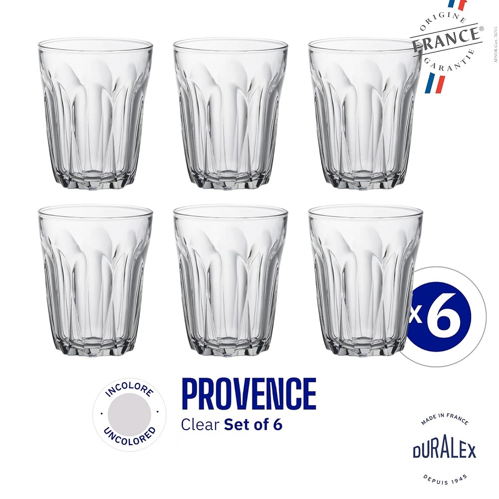 Duralex Provence Becher 160 ml 6er Set
