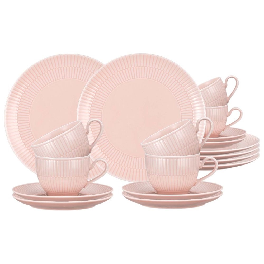Seltmann Weiden Amina rosè Kaffeeservice 18 tlg.