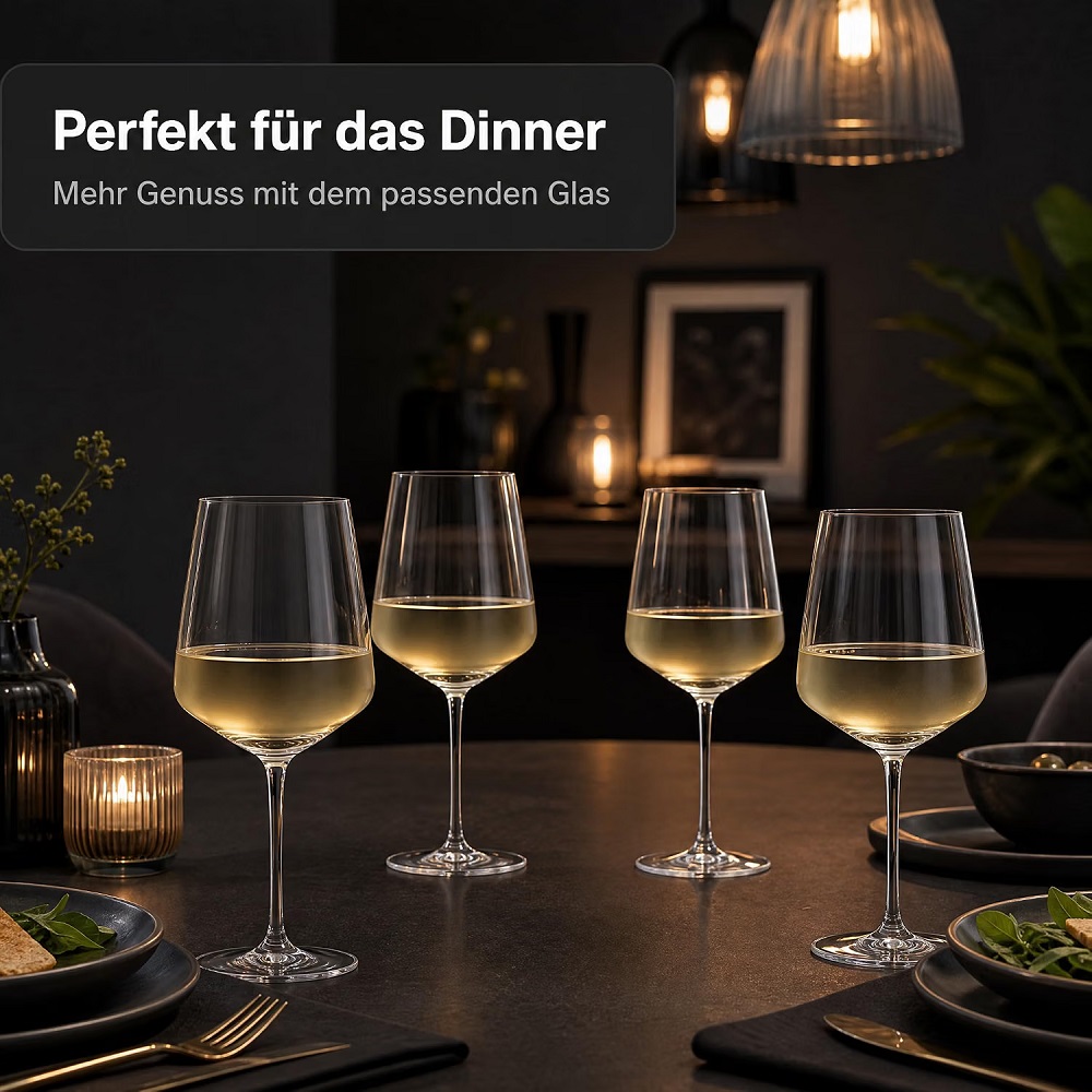 Der-Porzellan-Laden by Spiegelau Style Weißweinglas  440 ml 4er Set