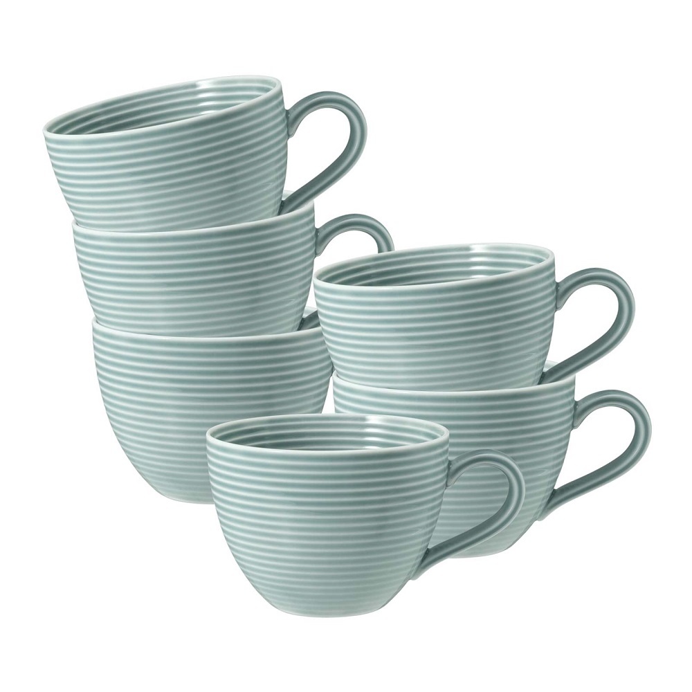 Seltmann Weiden Beat Arktisblau Kaffeeobertasse 0,26 l 6er Set