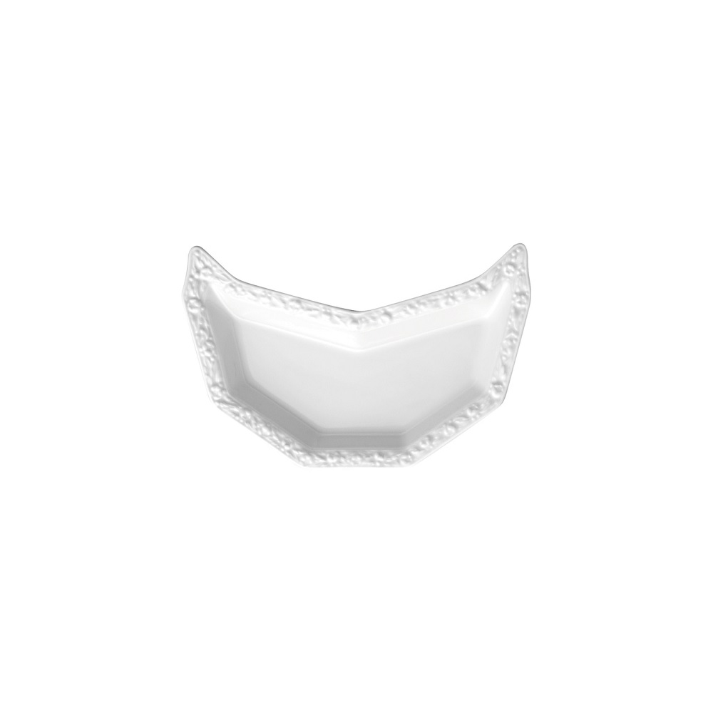Rosenthal Maria Weiss Teller Flach - Halbmond -(Anschlussteller) R 18,4 cm