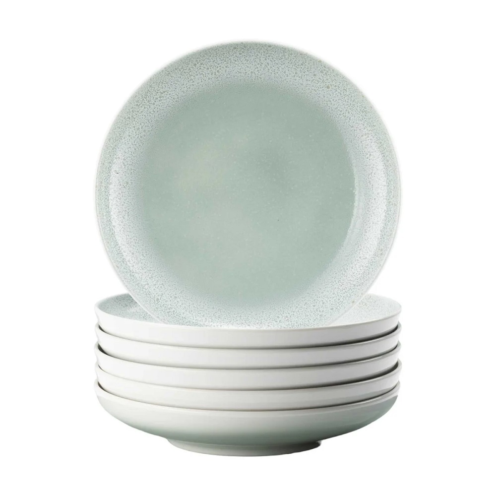 Seltmann Weiden Sento Home Aura mint Suppenteller rund 21 cm 6er Set